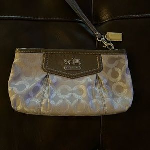Silver Coach clutch